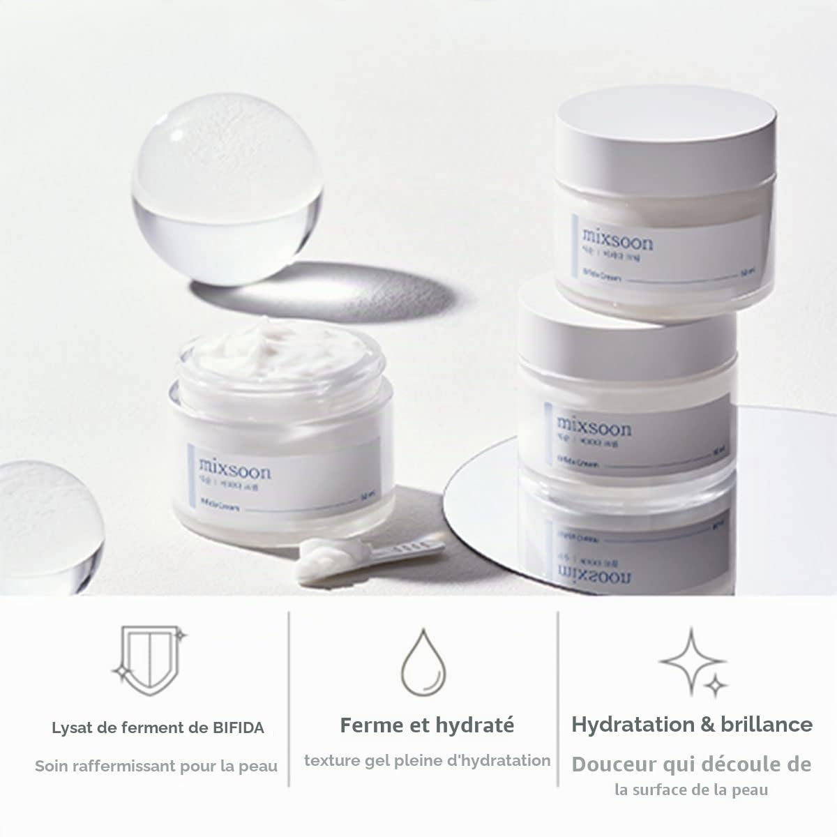 Crème Bifida Mixsoon, 60 millilitres (Pack de 1) | 2,02 fl oz.