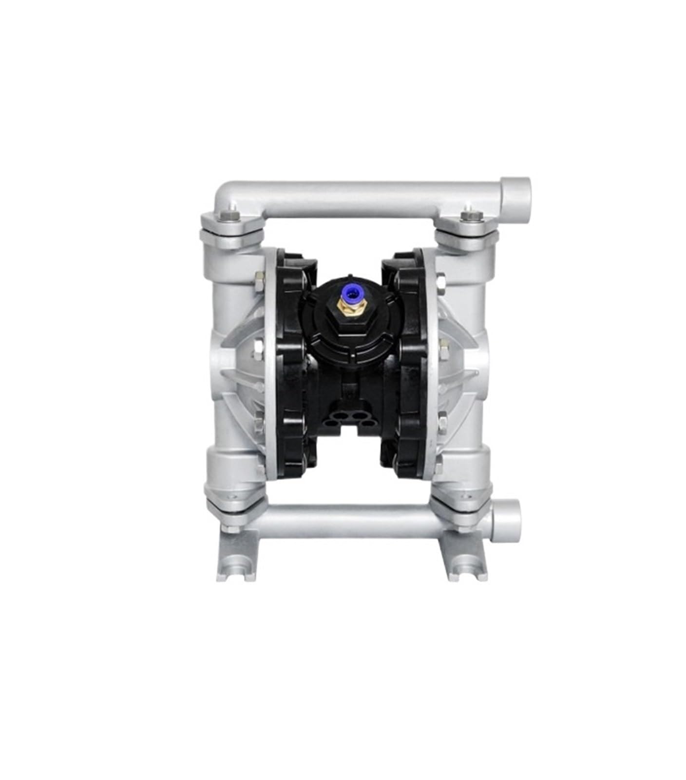 Zxzzas One Color Diaphragm Pump, Pneumatic Diaphragm Pump Qby3-15 Cast Iron Aluminum Alloy Plastic Stainless Steel Corrosion-Resistant Pressure Filtration Sewage Chemical Water Pump(Qby3-15 Stainless Steel)