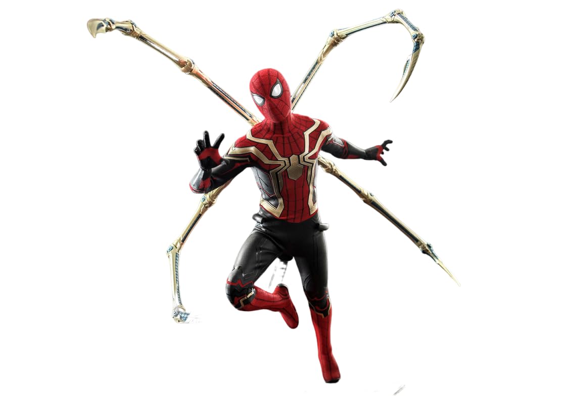 Hot Toys Marvel Spider-Man No Way Home New Red And Blue Suit Spider-Man 1:6 Figure - Foto 13