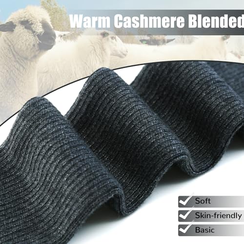 Yatanam Wool Blended Wrist Warmers Warm Fingerless Gloves Knit Soft Arm Warmers Sleeves Typing Mittens For Women thumb #1