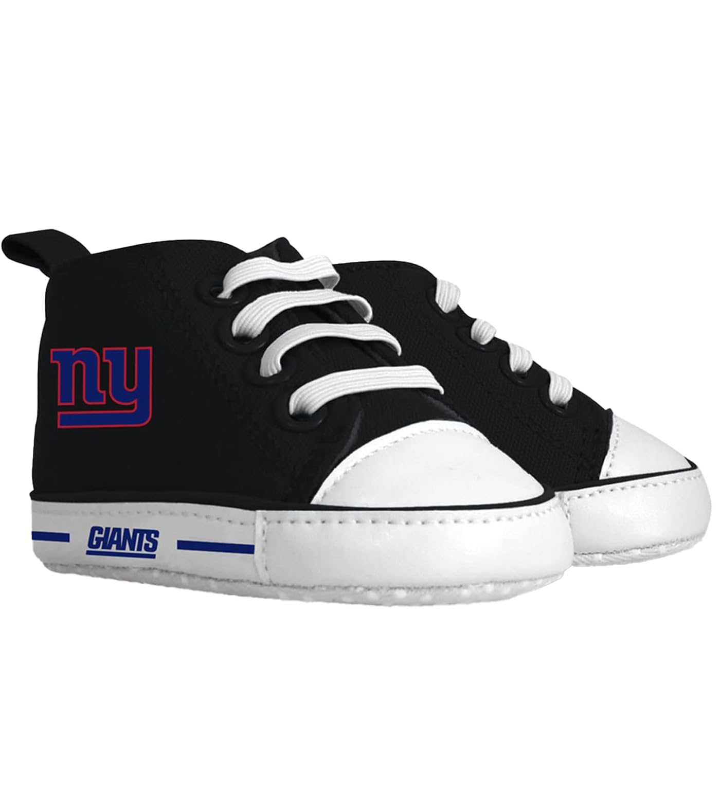 MasterPieces - NFL Baby Pre-Walkers Shoes, Officially Licensed, High Top Sneakers, Soft Anti-Slip Soles, Boys and Girls, 0-6 Months