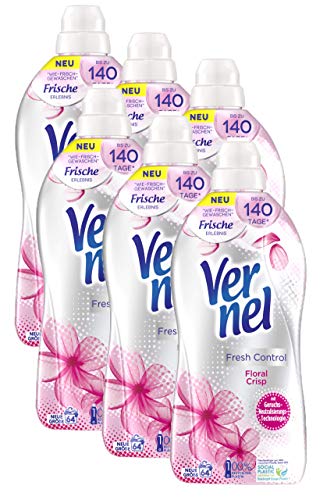 Fresh Control Floral Crisp, Weichspüler, für langanhaltenden Duft und traumhaft weiche Wäsche (384 (6 x 64) Waschladungen)