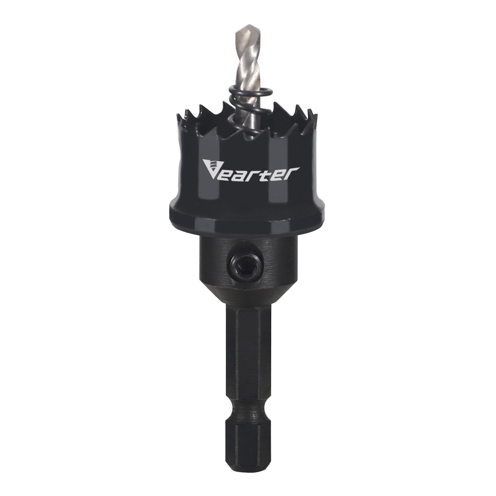 Vearter 21mm Bi-Metal Hole Saw 1/4 Inch Hex Shank, M42 Bimetal Hole Saw, Thin Wall Cobalt Drill Hole Cutter with Arbors for Wood, Sheet Metal, Copper, Plaster, PVC, Steel Plate, Drywall