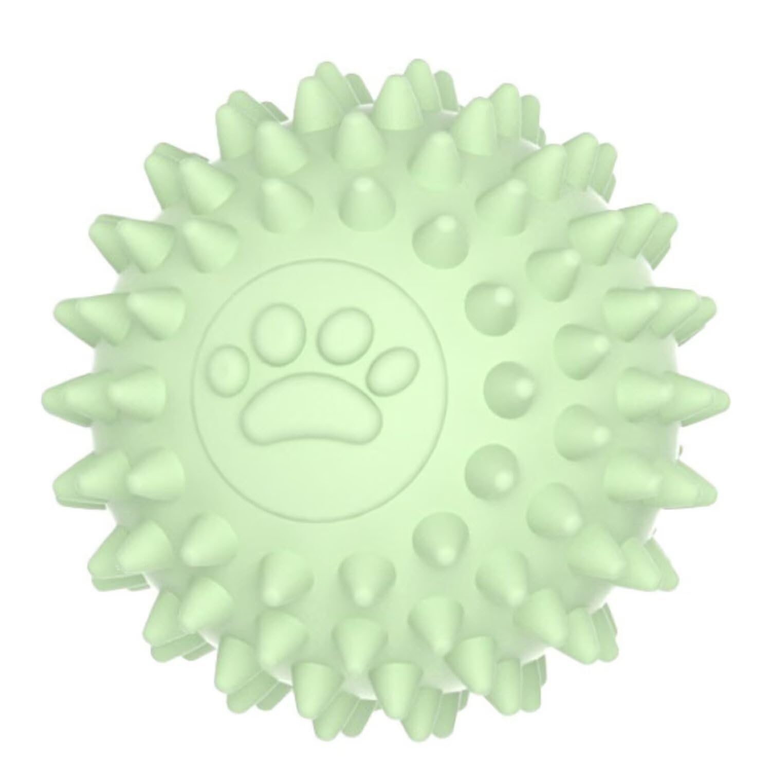 Dogs Toy Spiky Ball No Squeak Chew Toy Long Lasting Dog Toy Balls for Aggressive Chewers Dogs Puppy Teething Training Spiky Rubber Ball for Aggressive Heavy Chewers,Toy Balls | green