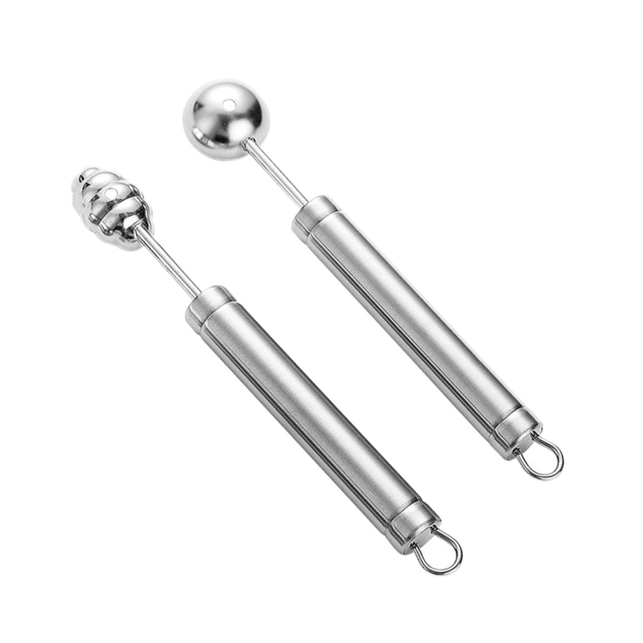 Amazon.co.jp: Cabilock 2個メロンボールスプーン ステンレス製