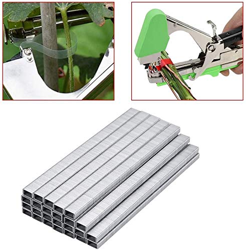 Miniatura 4 de Clavo de unión de ramas, 10000 unidades de grapas para plantas de jardín, herramienta de cinta para uvas, frambuesas, tomates y verduras de vid