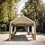 JIJIWANG Outdoor Carport 10x20ft Heavy Duty Canopy Storage Shed with Removable Sidewalls & Doors,Portable Garage Party Tent with Roll-up Windows for Car,Truck,SUV,Car Canopy with All-Season Tarp,Sand