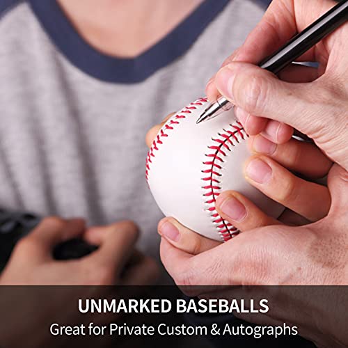 Gkk Leather Baseball 12 Ball Pack Official League Baseballs Competition Level Baseball Balls For Youth/Adult 9 Inch Practice Training Autographs Baseball(One Dozen) #TOP3