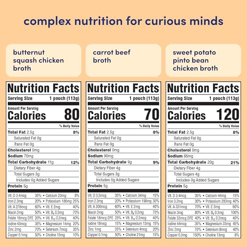 Image of Cerebelly Organic Baby Food Pouches, Bean & Veggie Protein Bundle, 18ct