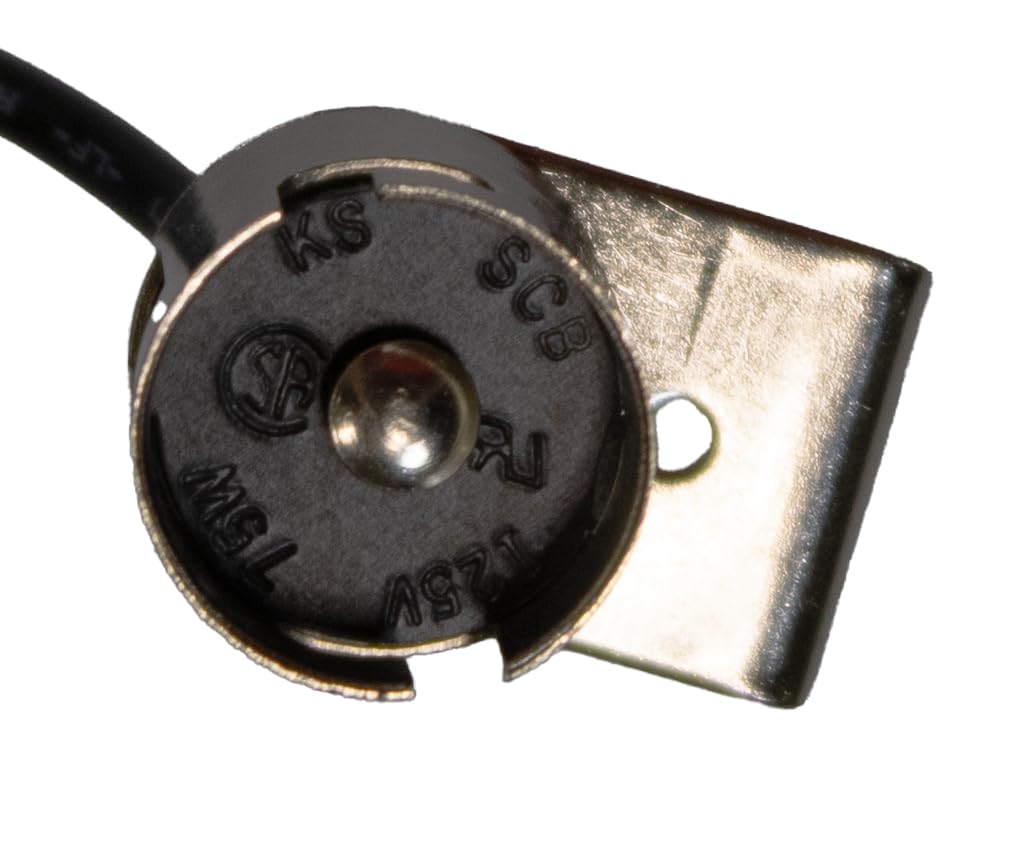 BAY15d Bulb Socket - Single Hole L-Flange For 1157, 1034 Bulbs