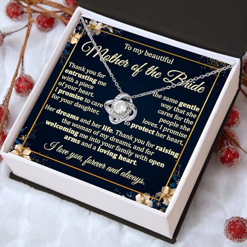 To My Mother Of The Bride Necklace, Boyfriend's Mom Necklace Gifts, Mother Of The Bride Wedding Gift From Bride, Mother Of The Bride Necklace Gifts From Daughter, Boyfriends Mom Gifts From Girlfriend4