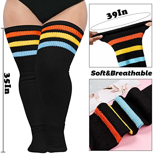 Image of Abodhu Plus Size Thigh High Socks for Thick Thighs Women- Extra Long Widened Extra Long Thick Knit