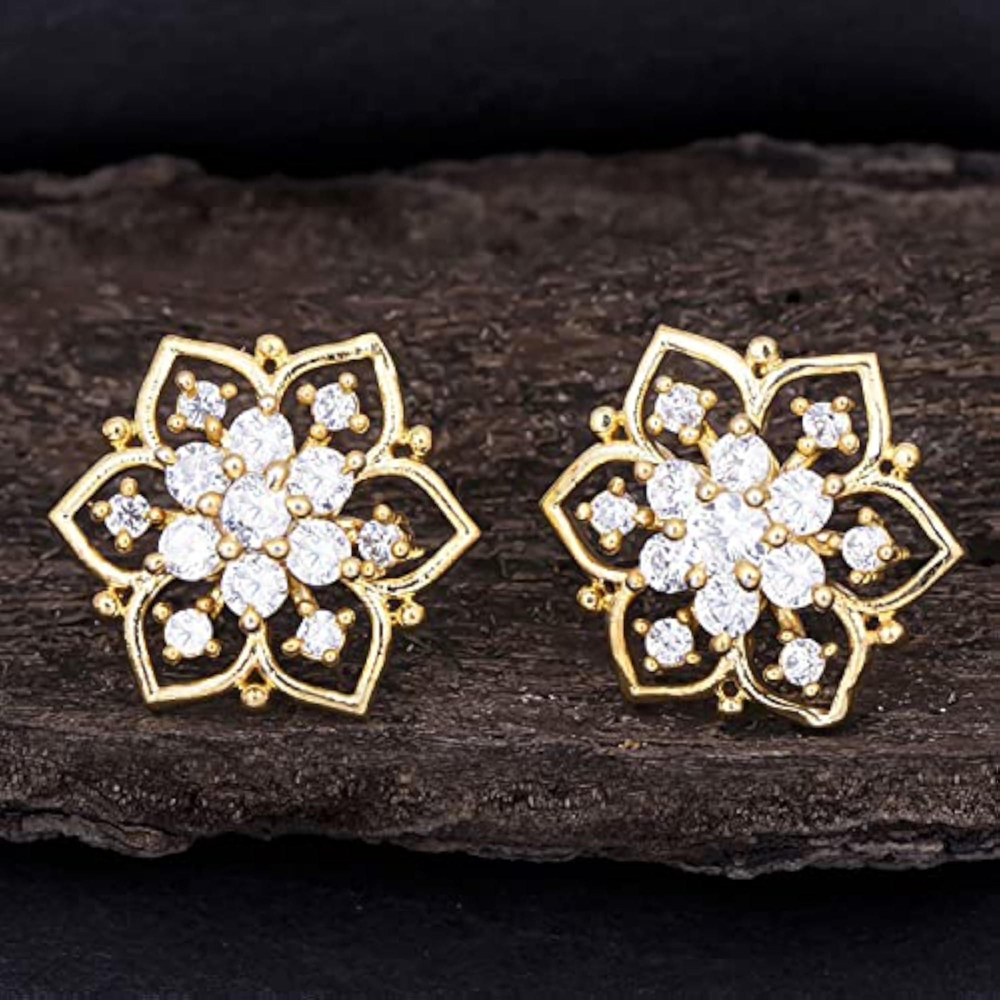 Classic Plated Stud Earring (E101915)
