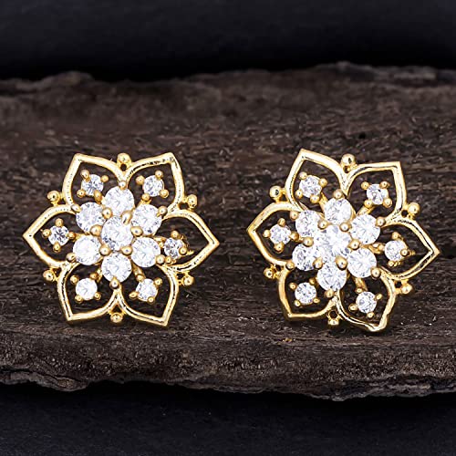 Classic Plated Stud Earring (E101915)