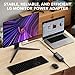 LZUMWS 19V 2.1A 40W AC Adapter for LG Monitor Power Cord Compatible with Select LG 19-32 Inch LED LCD Displays Replacement Power Supply for Ultrawide Monitor Models