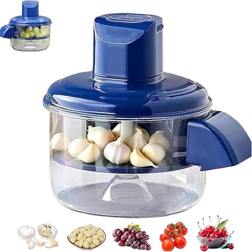 HQsaas Electric Garlic & Fruit Peeler Machine Automatic Skin Remover for Garlic Grapes & Cherry Tomatoes Quick & Effortless Peeling Tool for Home Kitchen