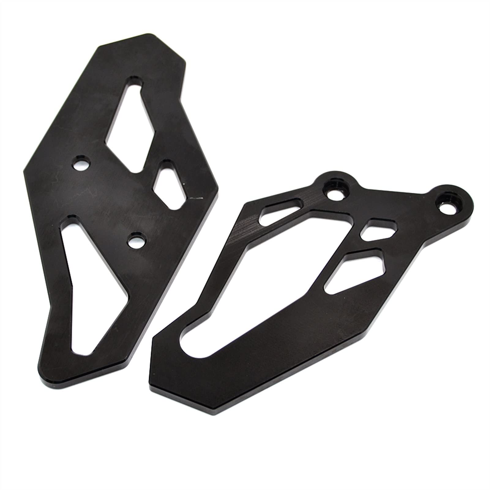 Repose-pieds arrière CNC Yamaha YZF R3 anti-glisse avec plaque de garde