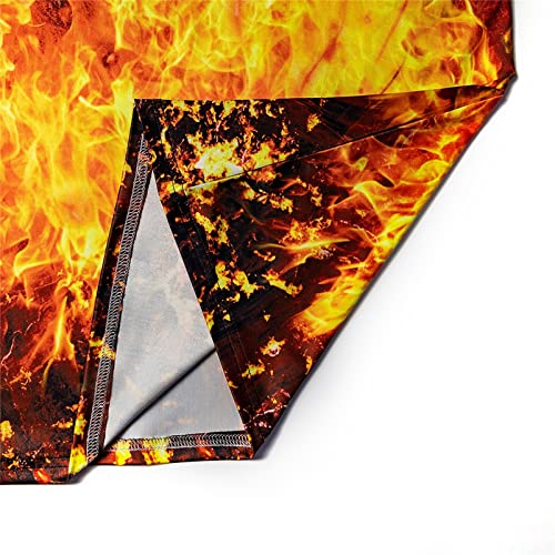 Asylvain Unisex 3D Graphic T-Shirt Colorful Design Short Sleeve Crewneck Digital Tee for Young4