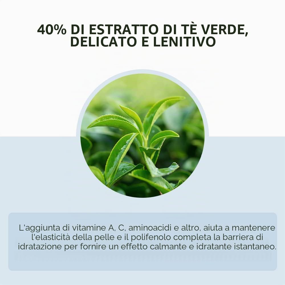 SKIN1004 Hyalu-CICA Cloudy Mist 4.05 fl.oz(120ml) | Formula Hyalu Cica con acqua di tè verde | Soluzioni multi-cura idratanti e calmanti