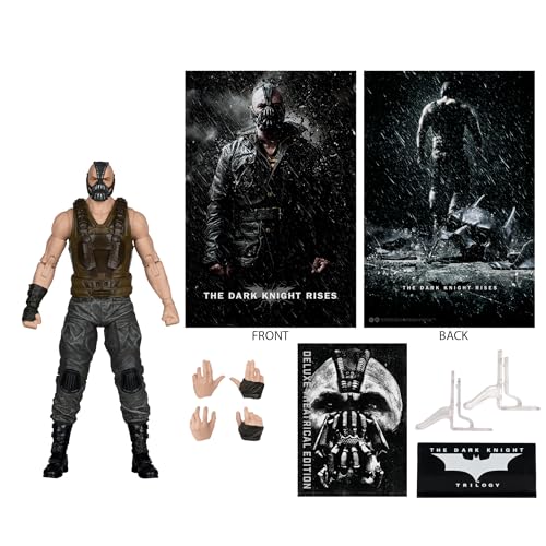 McFarlane DC Multiverse Bane (The Dark Knight Rises) - Action Figure da 17,8 cm (edizione teatrale Deluxe) Giocattoli