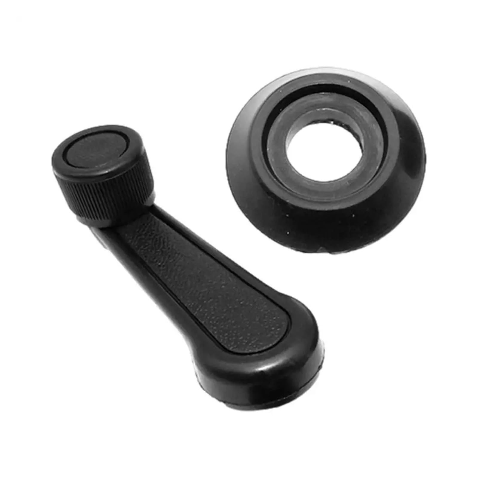 SAMWDK Glass Lifter Car Door Window Handle Car Window Handle Winder Riser Car Window Crank Automotive Replacement Riser Handle Durable Car Window Regulator(Black)