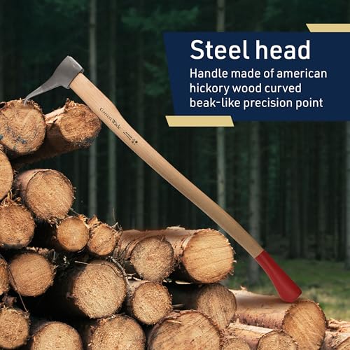 image for Pickaroon Logging Tool - 31.2” Log Grabber with Hickory Wood Handle 