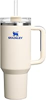Vista 26 de STANLEY Quencher H2.0 FlowState - Vaso térmico de acero inoxidable con aislamiento al vacío, vaso con tapa y pajita para agua, té o café helado