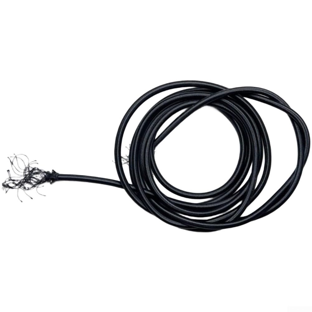 Elastischer Widerstandsgurt für Rudergeräte, 4 Meter x 8 mm, Nylon-Latexschnur, kompatibel mit den meisten Rudergeräten zu Hause