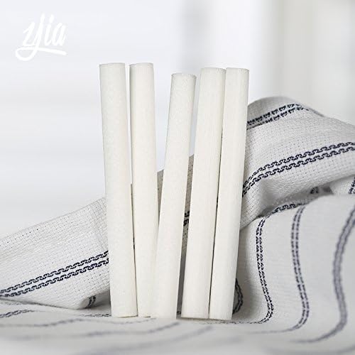 Chris.W Bulb Humidifier Replacement Filters, 15 Pack Sponge Wick Filter for USB Portable LED Color Night Lights Bulb Diffuser, Air Aromatherapy Diffuser Humidifier, Essential Oil and More