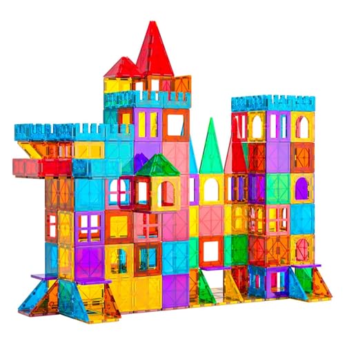 Bmag 130PCS Magnetic Tiles Building Blocks