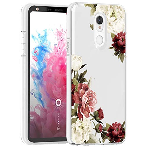 Vavies Case for LG Stylo 5/Stylo 5 Plus/LG Stylo 5V/LG Stylo 5X Case for Girls Women, Slim Shockproof Clear Pattern Soft Flexible TPU Back Phone Protective Cover Cases for LG Stylo 5 (Blossom Flower)