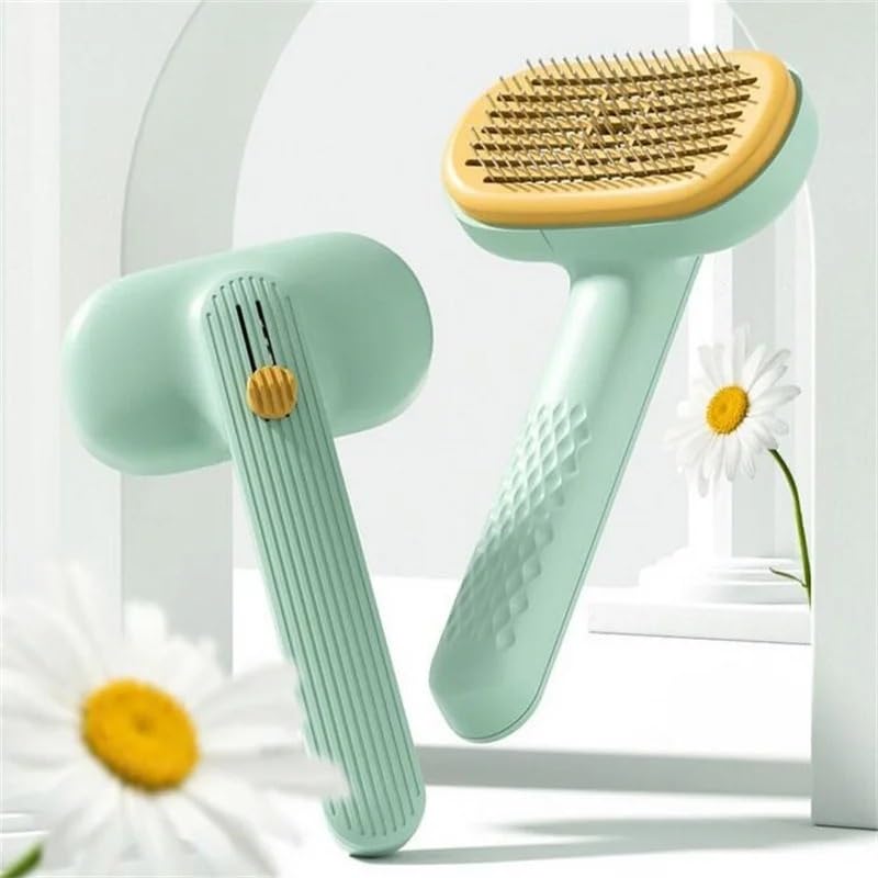 Brosse à Poils de Chien, Outil de toilettage Efficace for Un Pelage Bien entretenu, Brosse for Animaux de Compagnie, Brosse à Poils de Chien Efficace(White)