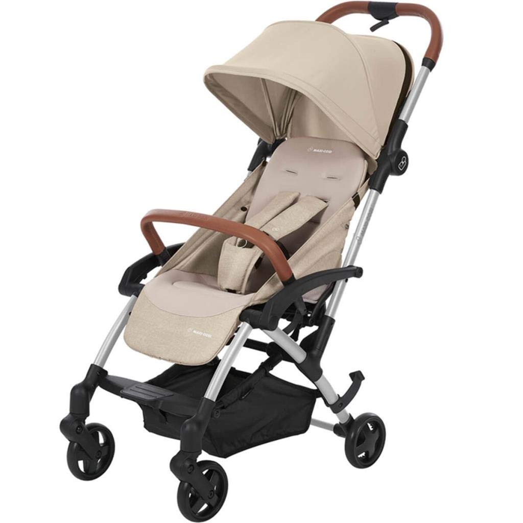 Maxi-Cosi Laika Compact Combi Pushchair Ideal for Travelling Lightweight, Compact and Flexible, Nomad Sand, Beige