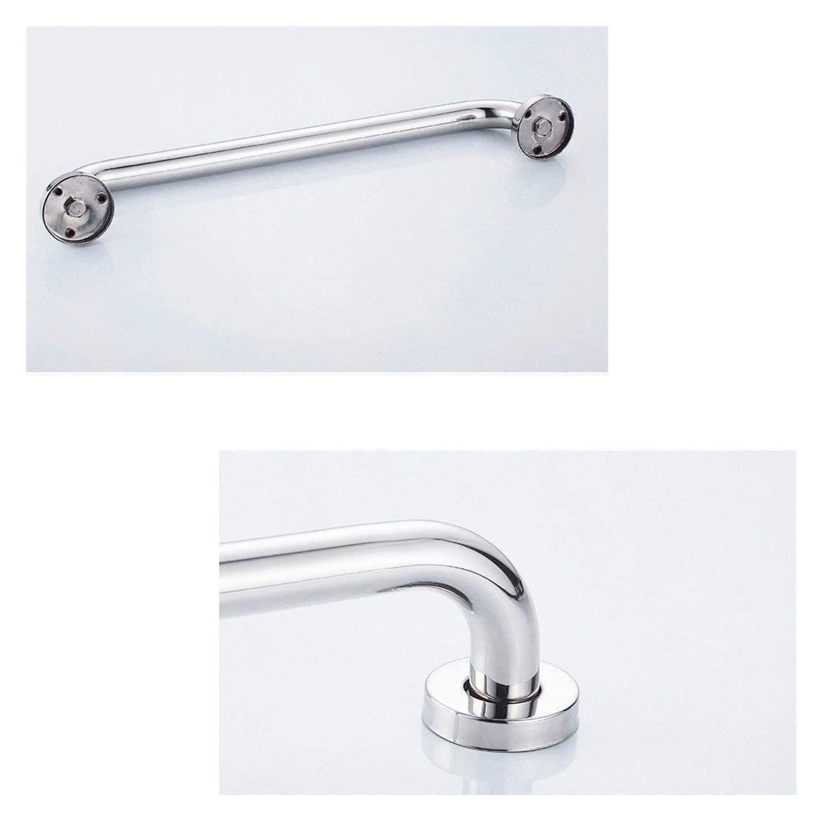 Barras De Apoyo De Acero Inoxidable con Acabado Pulido, Mango Antideslizante De Seguridad, Rieles De Apoyo para Baño, Toallero De Pared, para Personas Mayores, Personas C,88cm