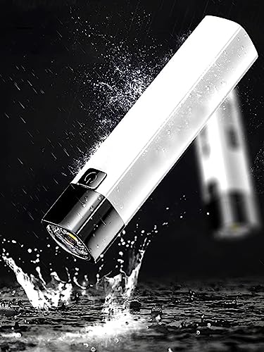 Image of Invite Enterprise Mini Flashlight, USB Rechargeable Flashlights, Mobile Power Flashlight Built-in 1200mAh Battery Applicable to Night Reading Cycling Camping-Multicolor(Mobile Power Flashlight)