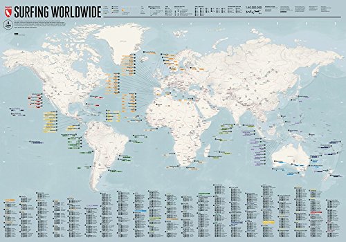 Surfing Worldwide - Map: The ultimate map showing you when and where...