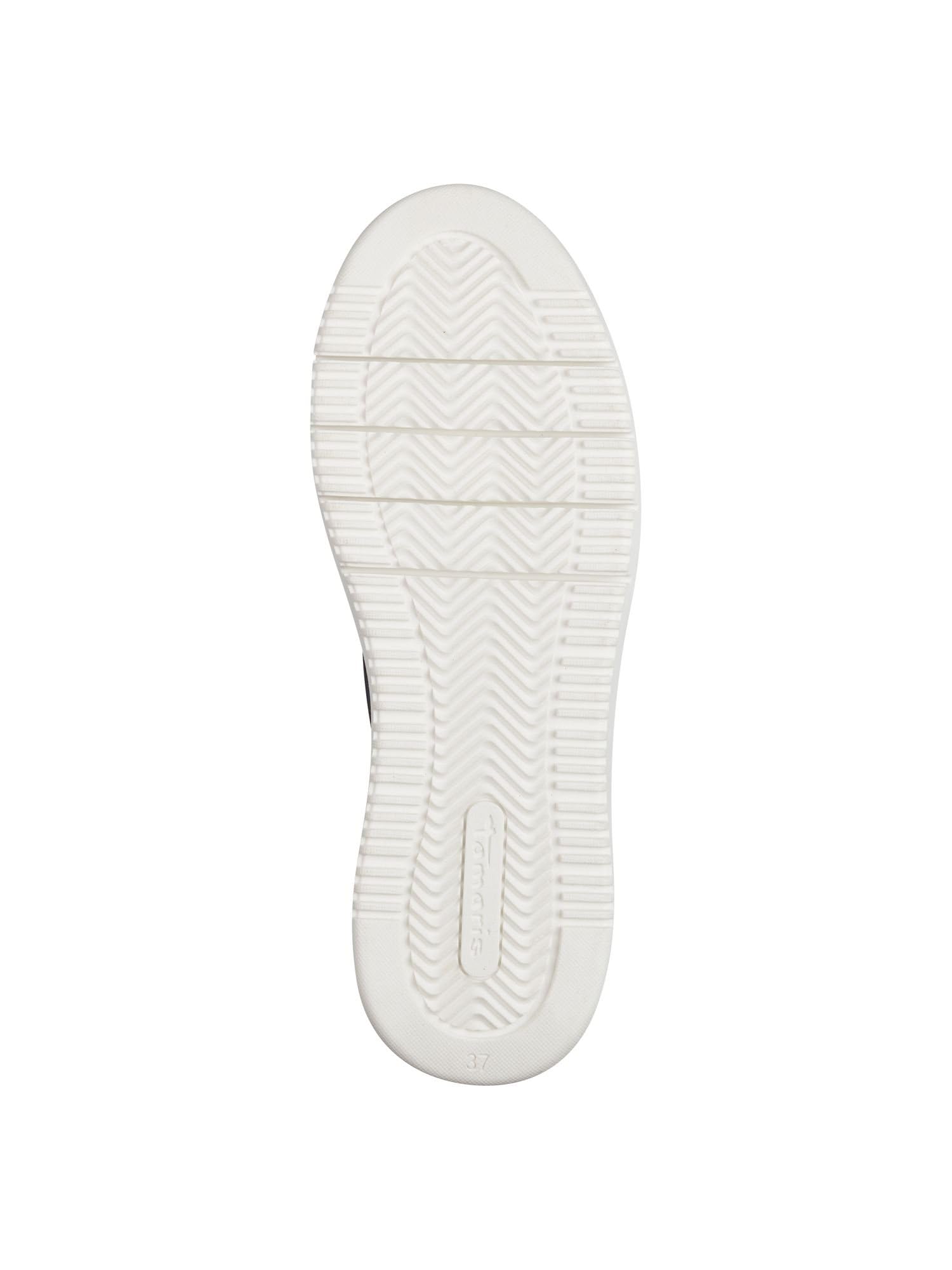 Tamaris 1-1-23746-43-1A6 Damen Sneaker Low Leder/Synthetik weiß