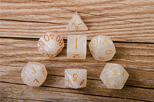 7pcs Polyhedral Dice per Dungeons and Dragons