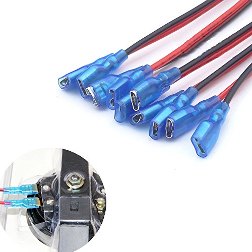 20pcs Connector Spade Terminal Cable Wires Harness for Car Motocyle Speak Horn