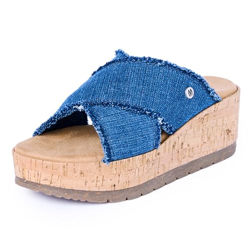 Sandales Minnetonka Posey Slide femme avec semelle ultra-souple