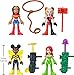 Fisher-Price Imaginext DC Super Friends Toys Rivals Figure Set with Wonder Woman Harley Quinn & Poison Ivy for Pretend Play Kids Ages 3+ Years
