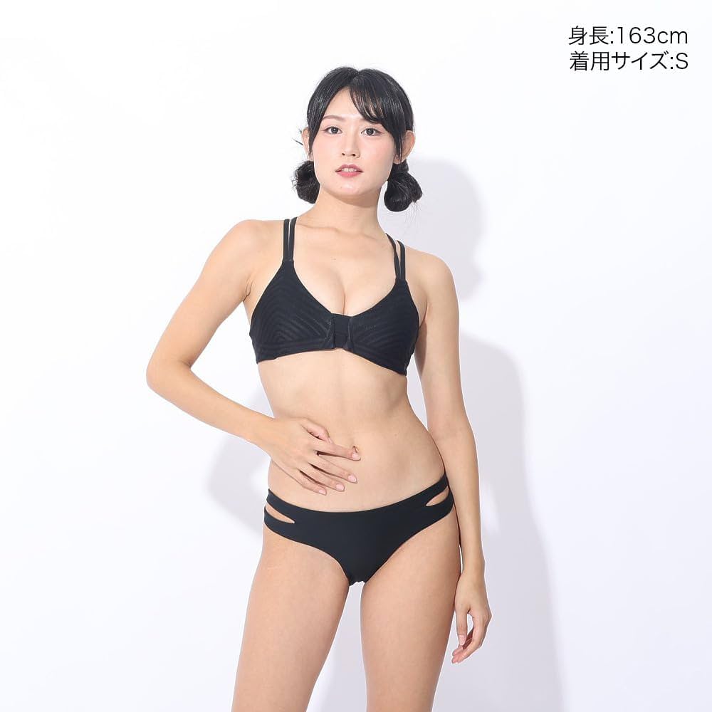 新品タグ付未使用　HURLEY ビキニセットアップ　ブラック　S ハーレー ハーレー（HURLEY）パッド付き ビキニ セット 水着 ブラック