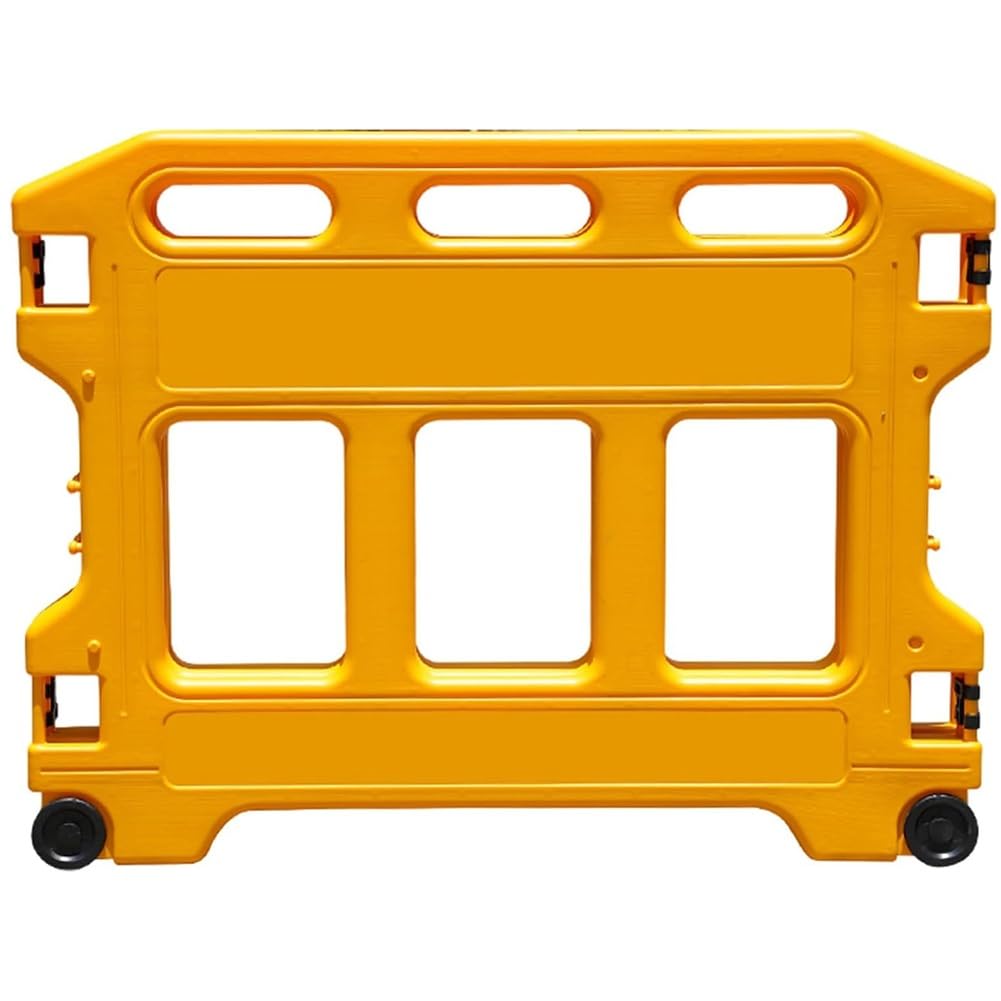 Barrières de circulation pliables : clôture de sécurité portable 3 pièces plastique durable