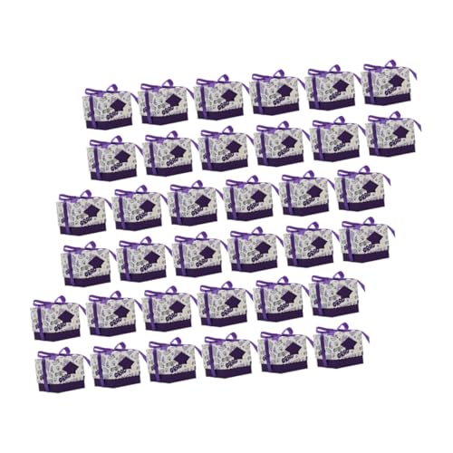 Vaguelly 50piezas Cajas De Dulces De Graduación Birrete De Graduación Cajas De Recuerdos Para Fiesta De De Dulces Para Fiestas