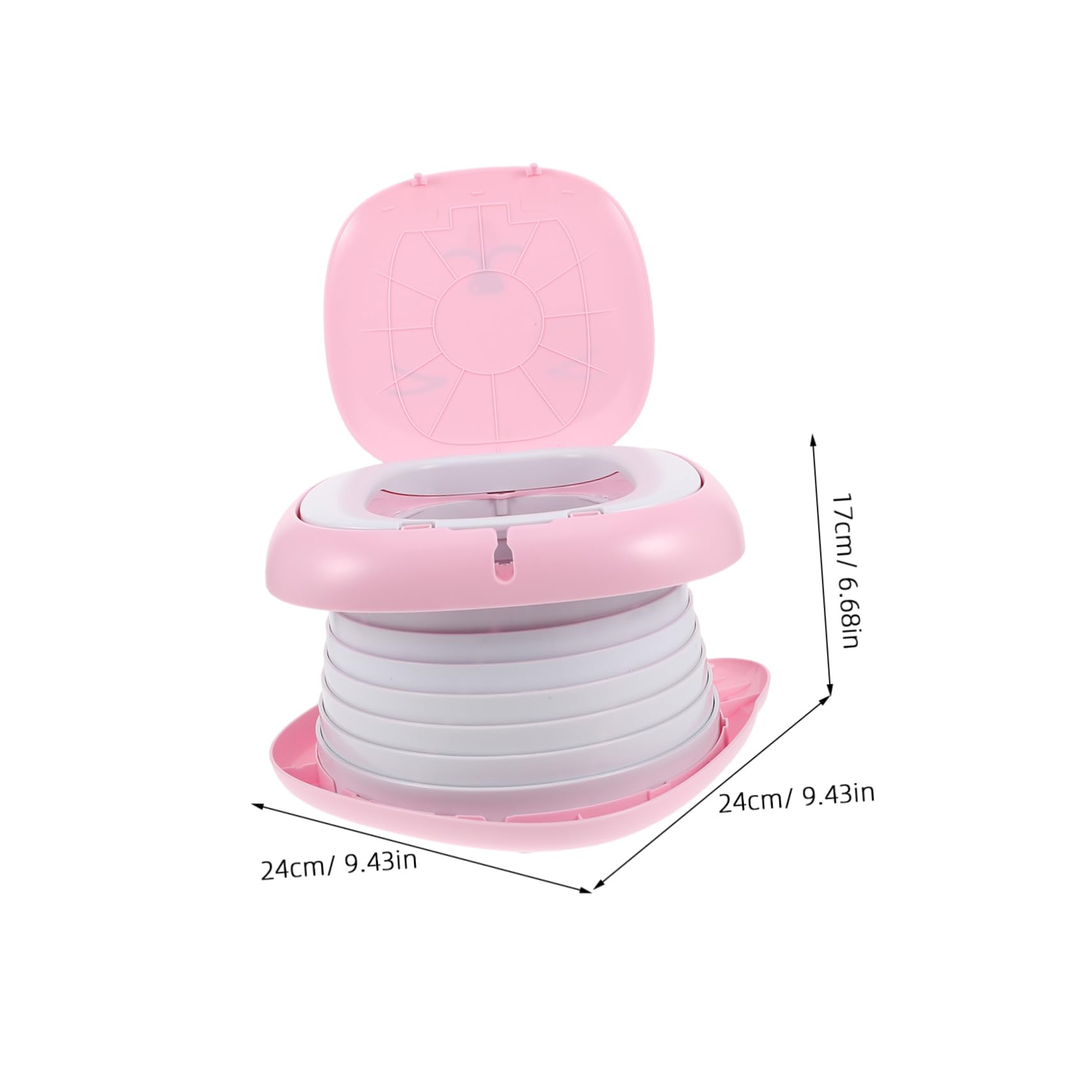 Yardwe Inodoro Portátil Para Asiento De Inodoro Portátil Orinal De Camping Para Inodoro De Entrenamiento Para Fácil De Limpiar Silla De Entrenamiento Portátil Asientos De
