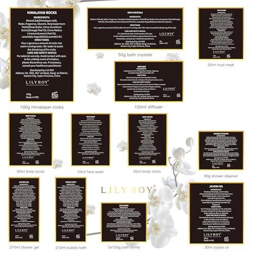 Image of Spa Skin Care Gifts Set - 18Pcs Luxurious Spa Gift Baskets for Women & Men