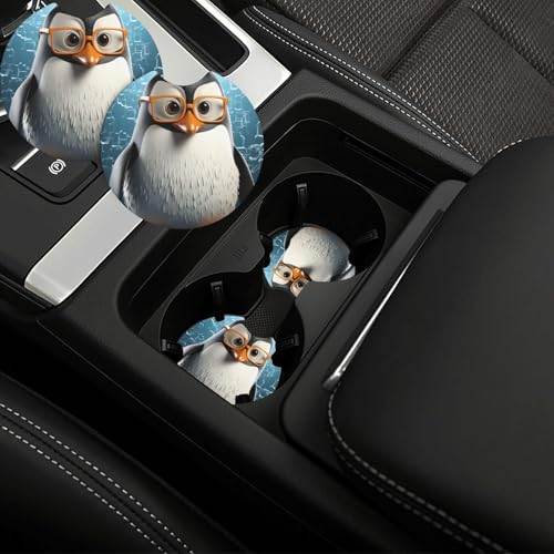 2 Pcs Car Cup Holder Coasters, Portavasos de Coche miniatura 1