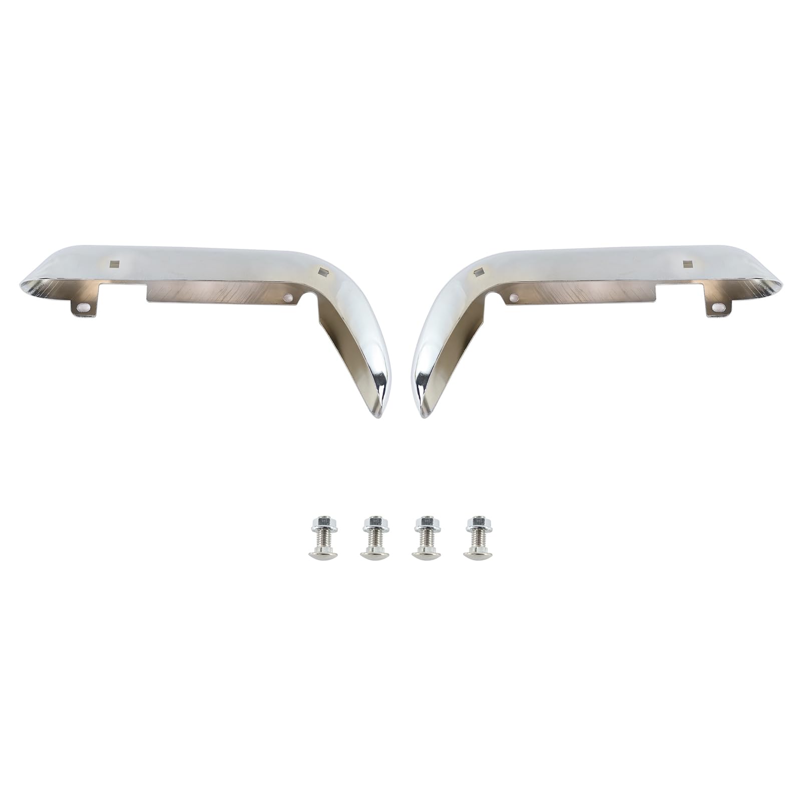 Restore The Classic Look! Front Split Bumper Set For 1970-1973 Chevy Camaro RS - Steel Left & Right Bumpers With Hardware