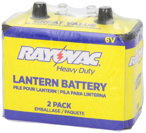 Rayovac 944-2R: 6-Volt Heavy Duty Lantern Battery with Spring Terminals - 2 Pack - Thumbnail 5