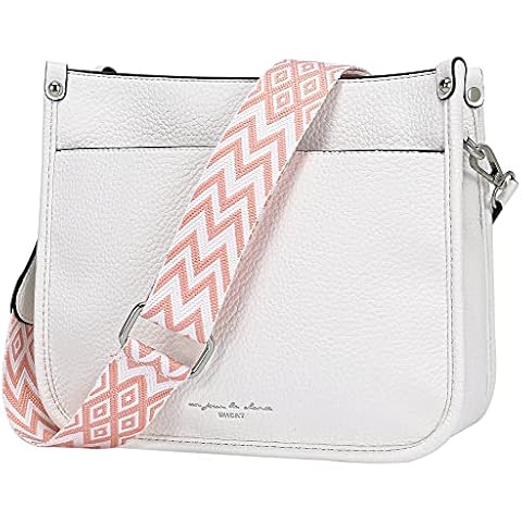 INICAT Small Crossbody Bag Faux Leather Shoulder Handbags Purse for Women (White) Cover